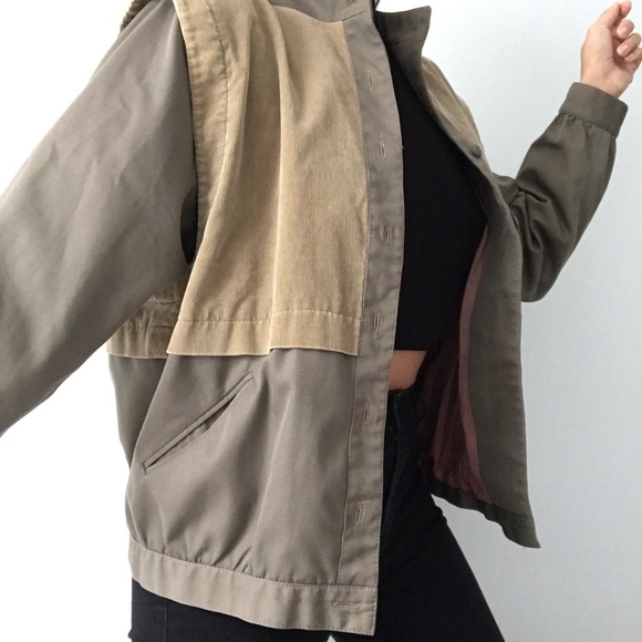 Vintage 70's Corduroy Bomber Jacket - Picture 2 of 4